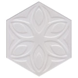 DECOR WHITE HEXAGON 200x230x9