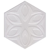 DECOR WHITE HEXAGON 200x230x9