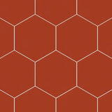 RED HEXAGON 200x230x9