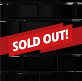 SUBWAY BLACK BEVELLED 100X200X7