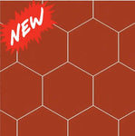 RED HEXAGON 200x230x9