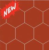 RED HEXAGON 200x230x9